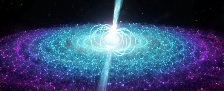 Астрономы обнаружили уникальную «неправильную» нейтронную звезду. Фото.