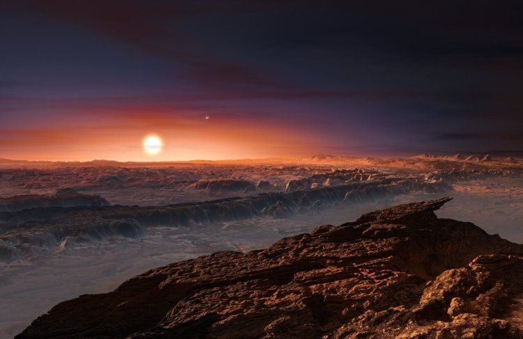Выводы последнего исследования NASA сохраняют надежду на обитаемость Проксимы b. Красивый восход в другом мире. Фото.