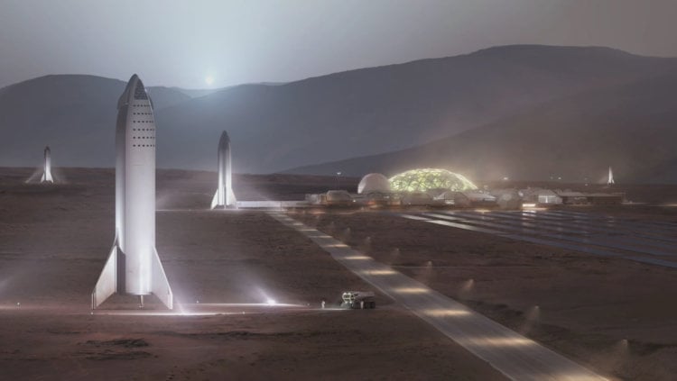 Big Fuc*ing Rocket: 18 новых подробностей об огромной лунной ракете Илона Маска. BFR «скорее парашютист, чем самолет». Фото.