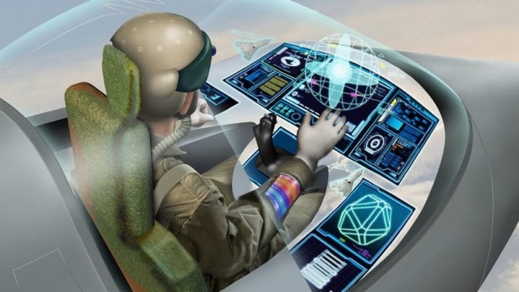 Система виртуальной реальности заменит органы управления боевыми истребителями. Фото.