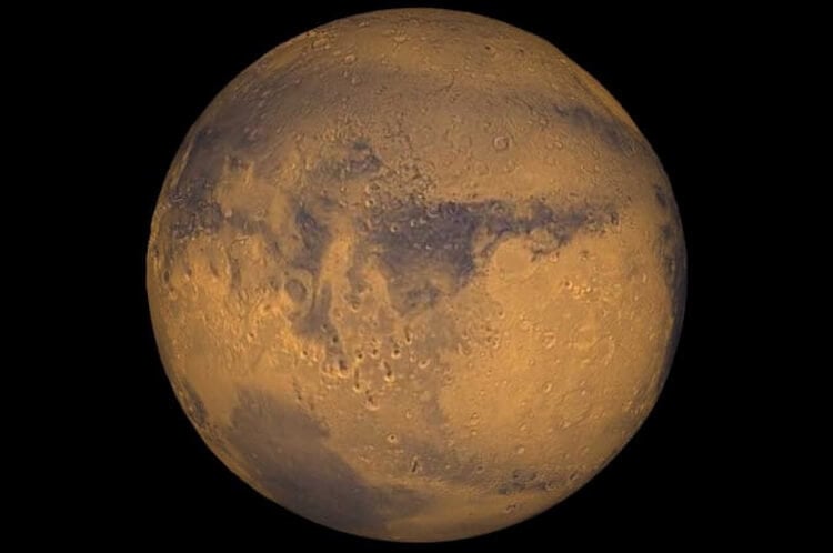 На Марсе есть вода. Марс может скрывать на себе воду. Фото.