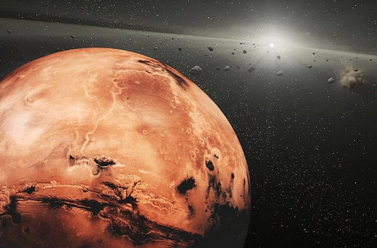 Марсианские сутки не многим длиннее земных. Сутки на Марсе длятся почти как на Земле. Фото.