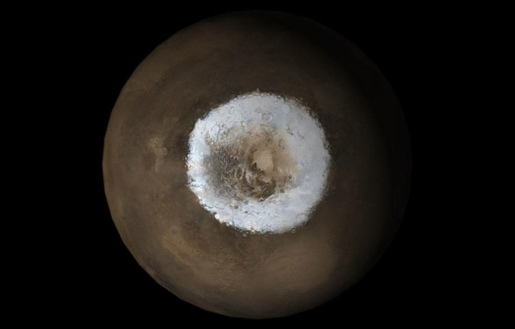 Под поверхностью Марса может быть достаточно кислорода для жизни. Фото.