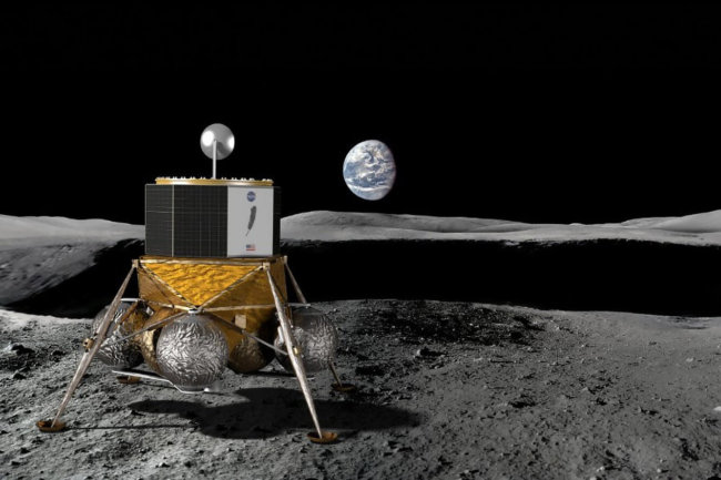 Blue Origin приступила к разработке лунного посадочного модуля. Фото.