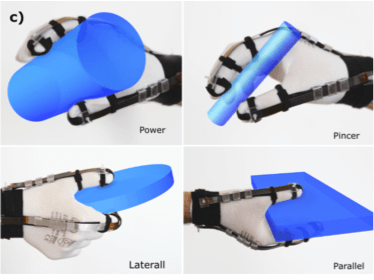 Разработана перчатка, позволяющая ощутить форму объектов в виртуальной реальности. Фото.