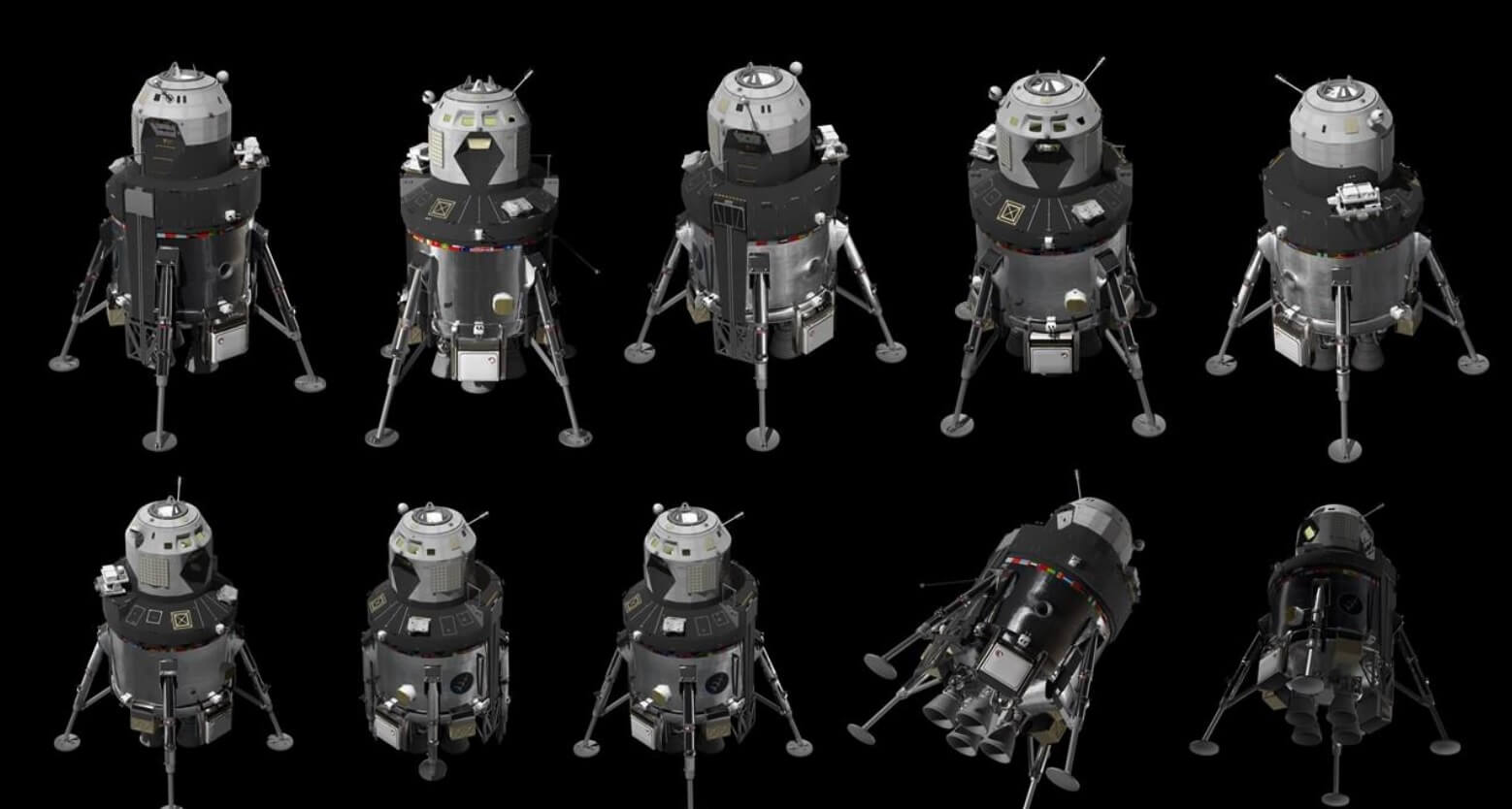 Lockheed Martin представила концепт посадочного лунного модуля для станции Gateway. Фото.