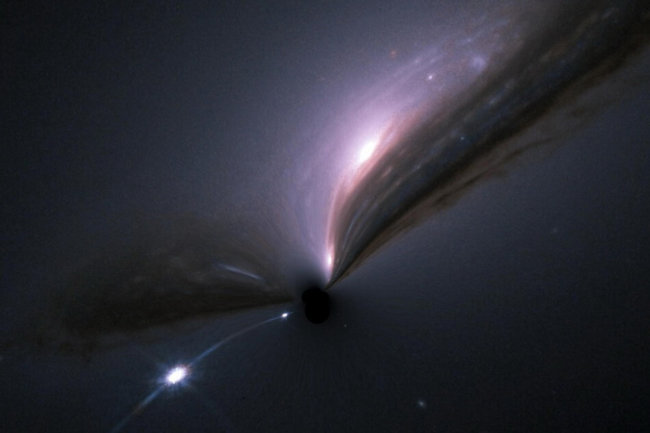 Новое исследование ограничивает вклад черных дыр в темную материю. Фото.