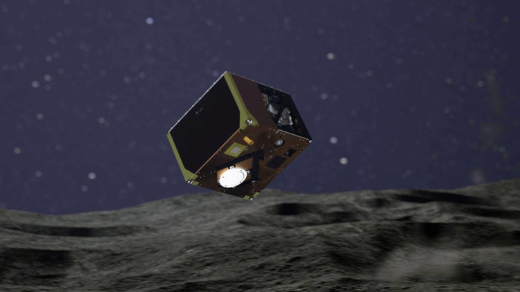 На поверхность астероида Рюгу успешно высадился третий аппарат. Фото.