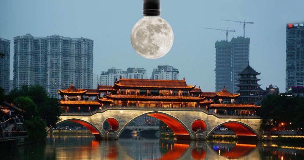 Китай планирует запустить спутники, с помощью которых будут освещаться городские улицы