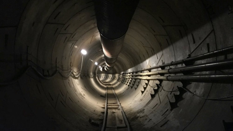 Высокоскоростную подземную линию Илона Маска откроют 10 декабря. Фото.