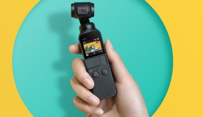 DJI представила экшн-камеру Osmo Pocket которой нет аналогов. Фото.