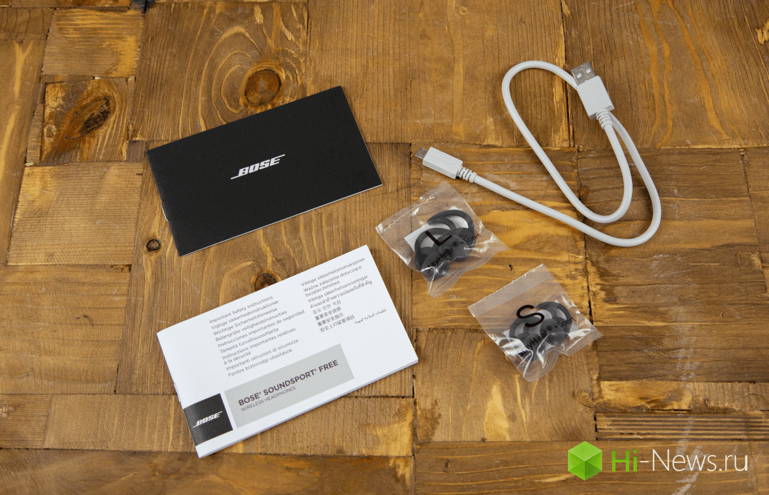 Обзор наушников Bose SoundSport Free.. Комплектация.. Фото.