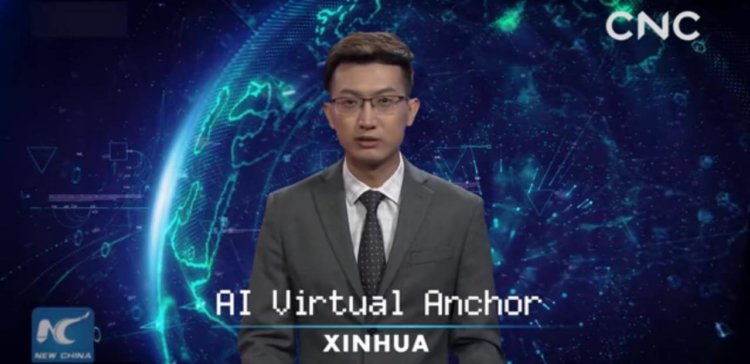 Первый искусственный телеведущий дебютировал в Китае. Фото.