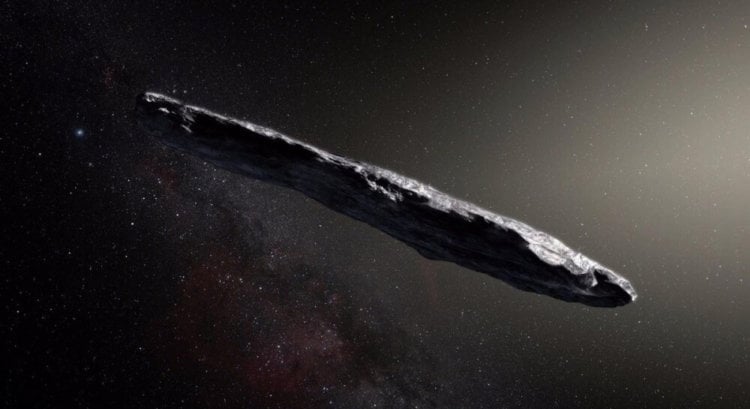 Ученые выдвинули предположение о том, что астероид Оумуамуа прислали инопланетяне. Фото.
