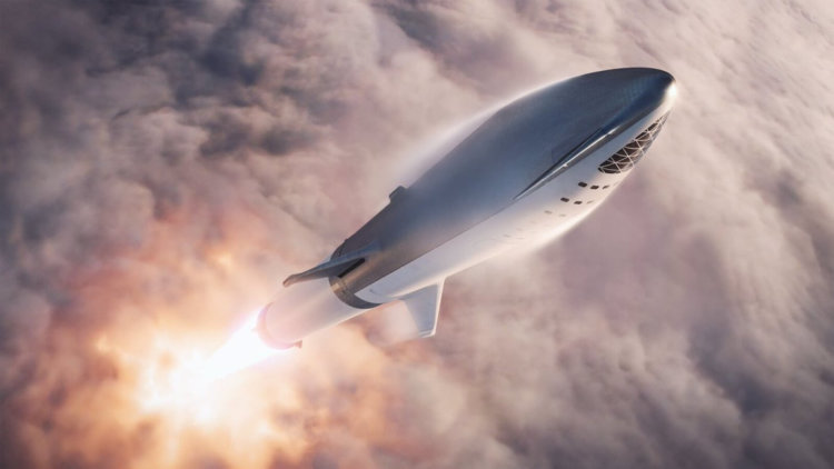 Илон Маск переименовал Big Falcon Rocket в Starship. Фото.