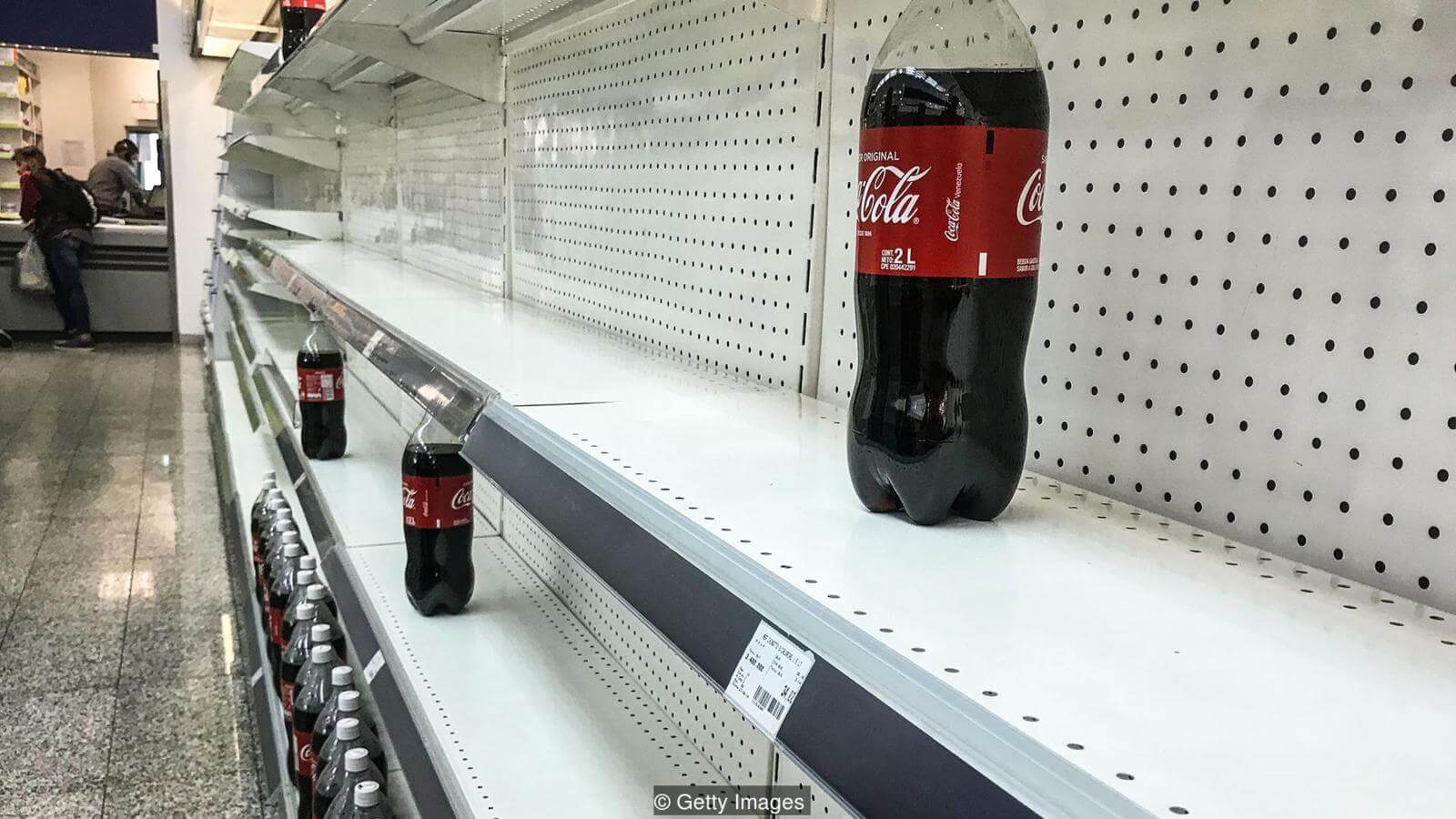 Обычное явление в случае массовых бедствий. Фото.