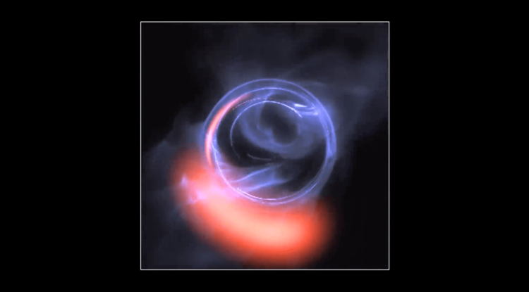 Ученые нашли доказательства существования черной дыры в центре нашей галактики. Фото.