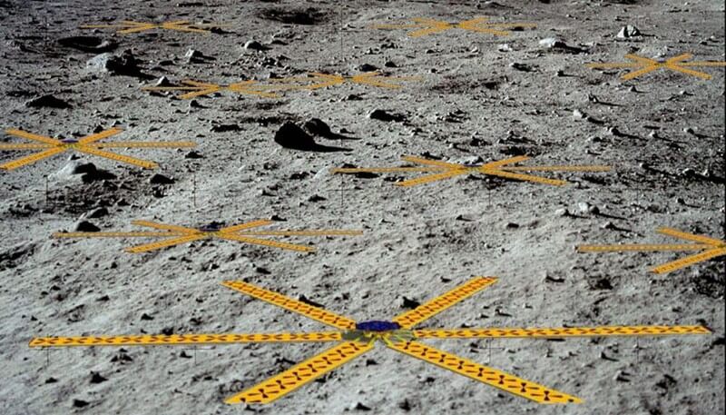 Хорошо ли иметь телескоп на Луне. Разметка на Луне не самое привычное явление, но она и там важна. Фото.