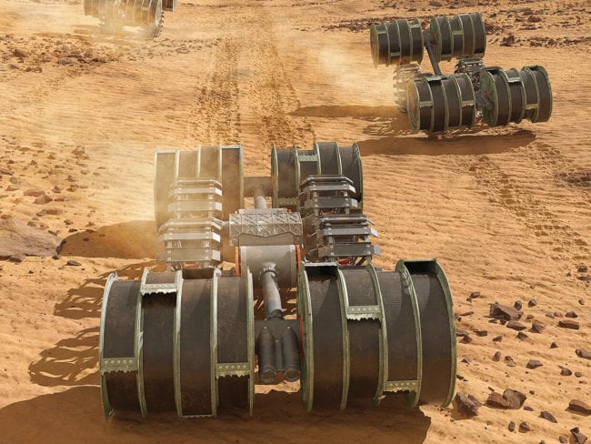 Как NASA будет добывать полезные ископаемые на Марсе? Фото.