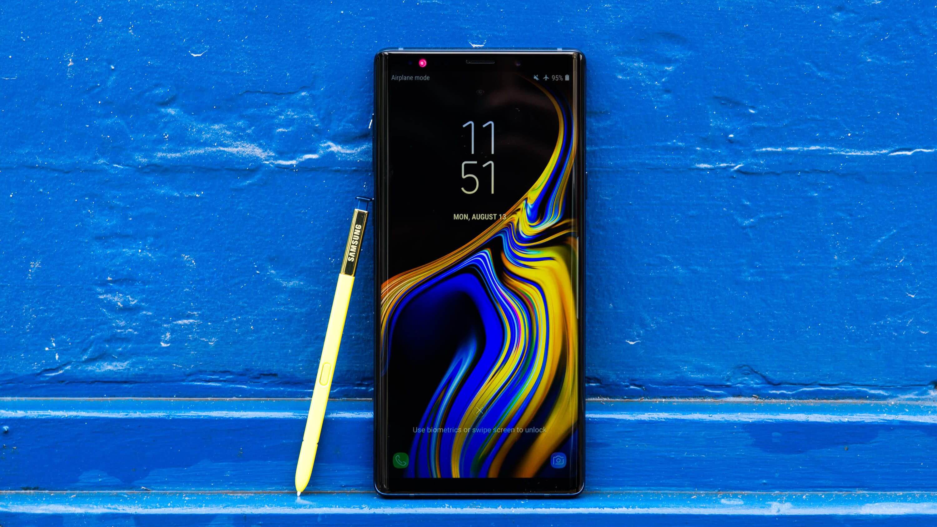 Какие смартфоны были интересны в 2018 году?. Samsung Galaxy Note 9.. Фото.