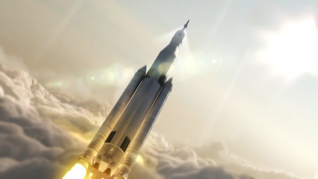 NASA может отказаться от ракеты SLS, если SpaceX и Blue Origin предложат подходящую альтернативу. Фото.