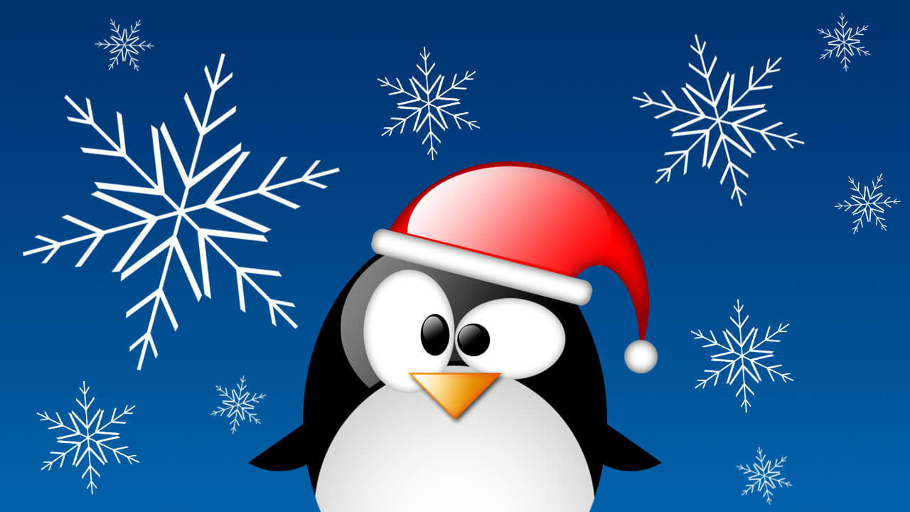 Linux Tux Christmas