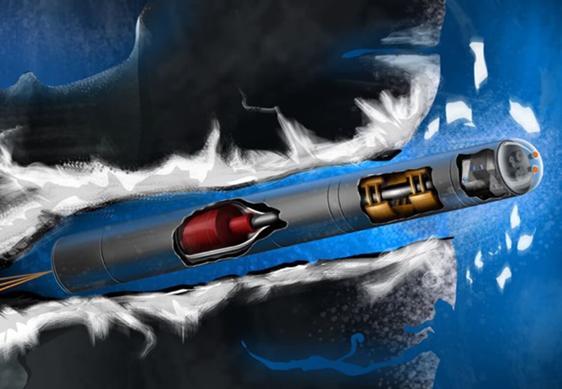 Ядерный «туннелебот» мог бы найти жизнь на спутнике Юпитера Европе. Фото.