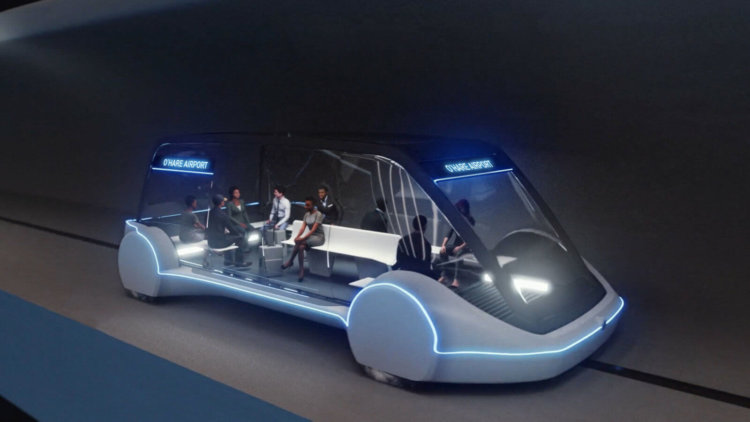 Boring Company откроет туннель с автономными автомобилями 18 декабря. Фото.