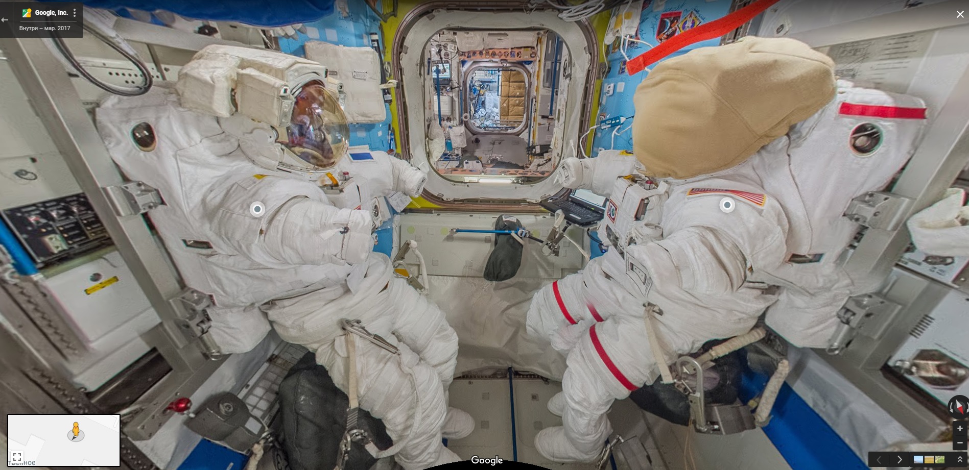 Хотите погулять внутри Международной космической станции? Фото.