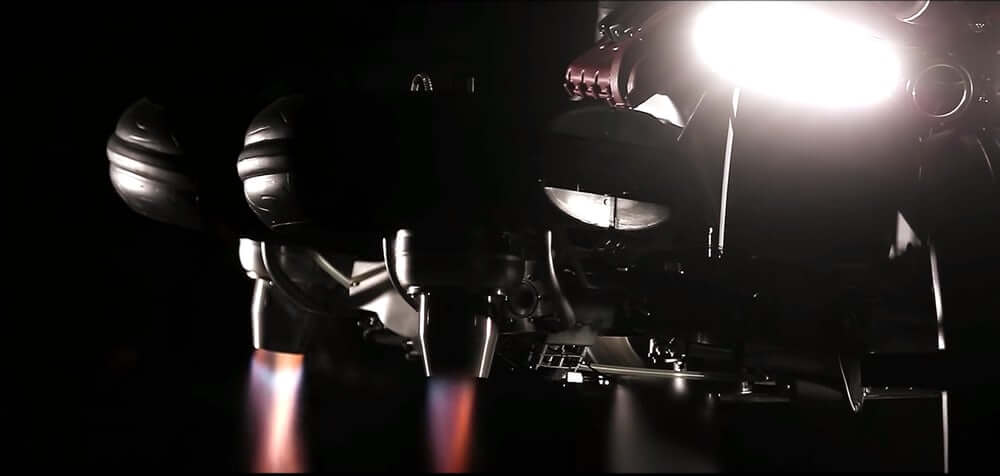 Инженер-энтузиаст собрал летающий мотоцикл-трансформер.. Фото.