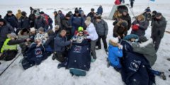 Экипаж МКС благополучно вернулся на Землю и привез улики космической диверсии. Фото.