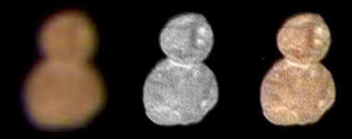 Тематичненько: ледяной объект, который мы нашли за Плутоном, напоминает снеговика. Снеговик на краю Солнечной системы. Фото.