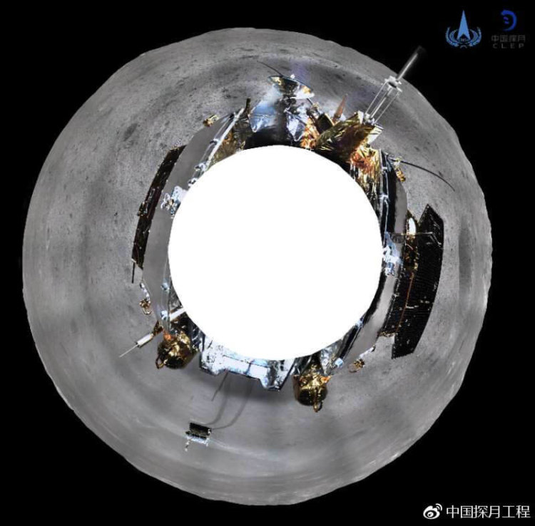 Китайский зонд «Чанъэ-4» провел биологический эксперимент на обратной стороне Луны. Фото.