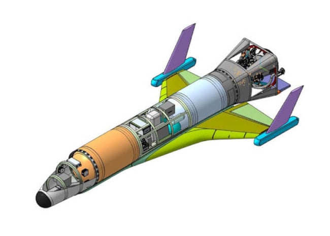 В России разработан первый «многоразовый» ракетоплан. Вот как он будет выглядеть. Фото.