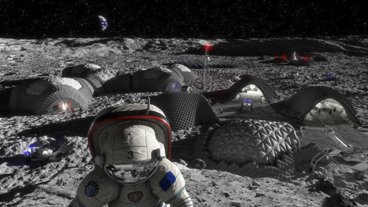 ЕКА разработает новый материал для скафандров лунных колонизаторов. Фото.