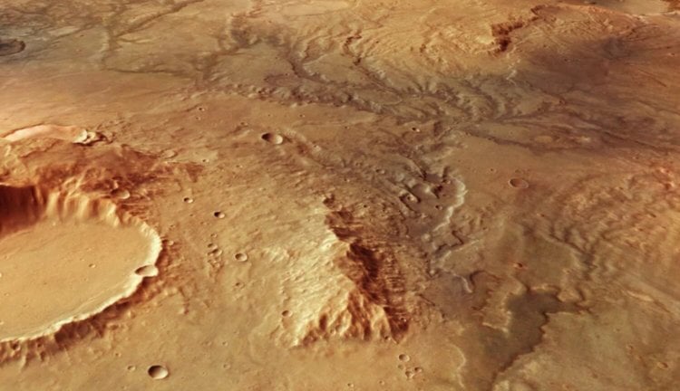 #фото | Новые спутниковые снимки древних марсианских рек. Фото.