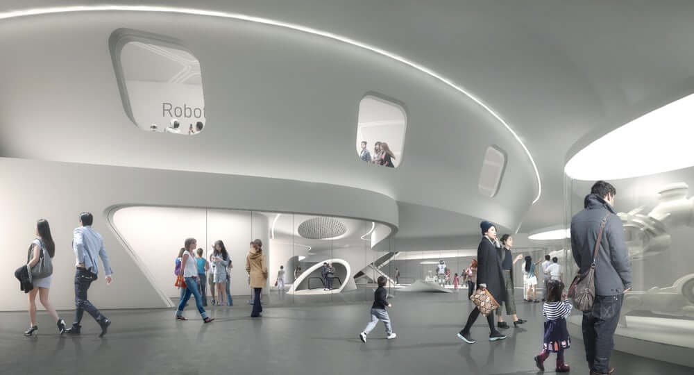 В Южной Корее появится музей роботов, построенный роботами. Фото.