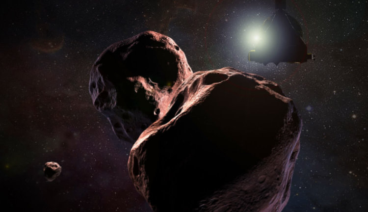 Новая загадка для ученых: почему астероид Ультима Туле имеет сплющенную форму? Фото.