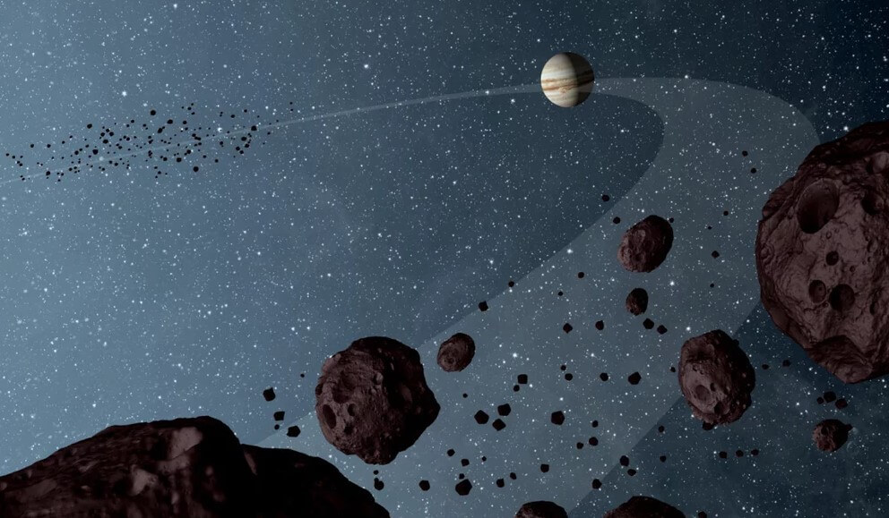 Ученые назвали примерное место рождения Юпитера. Ученые назвали примерное место рождения Юпитера. Фото.