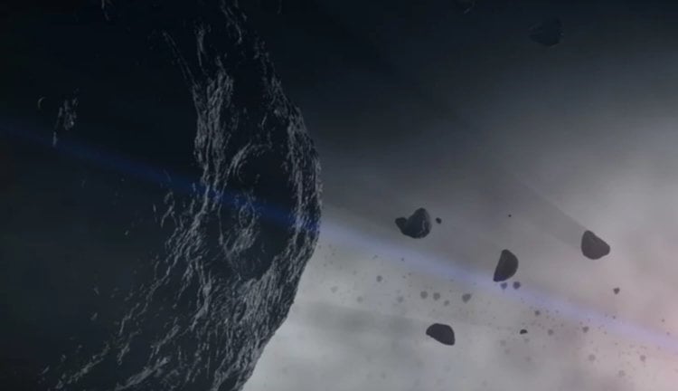 NASA рассказала об интересной особенности вращения астероида Бенну. Фото.