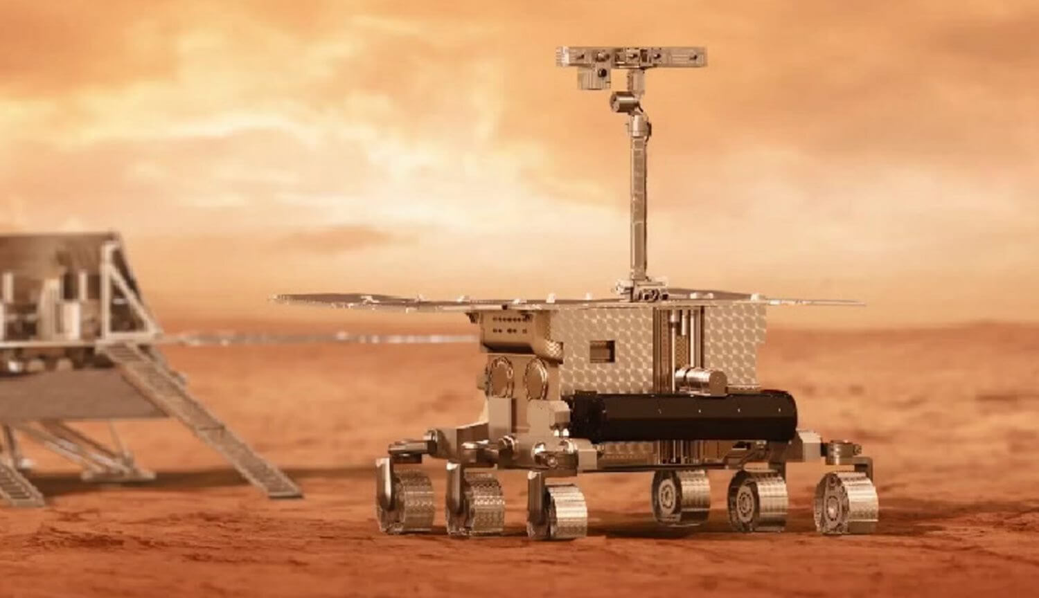 Роскосмос готовит посадочную платформу «ЭкзоМарс» к финальной сборке и испытаниям. Фото.