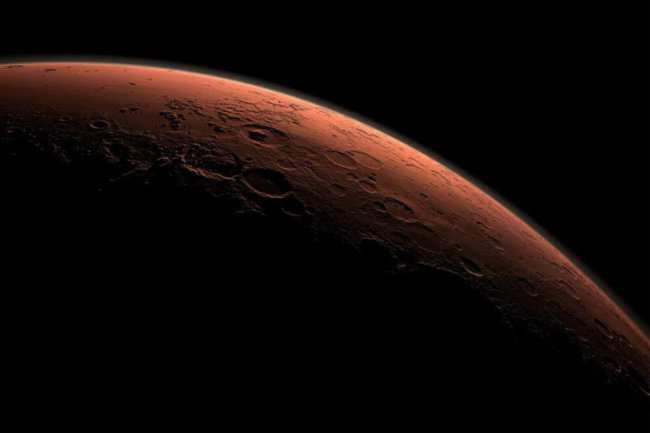На Марсе могли сохраниться активные подземные источники воды. Фото.