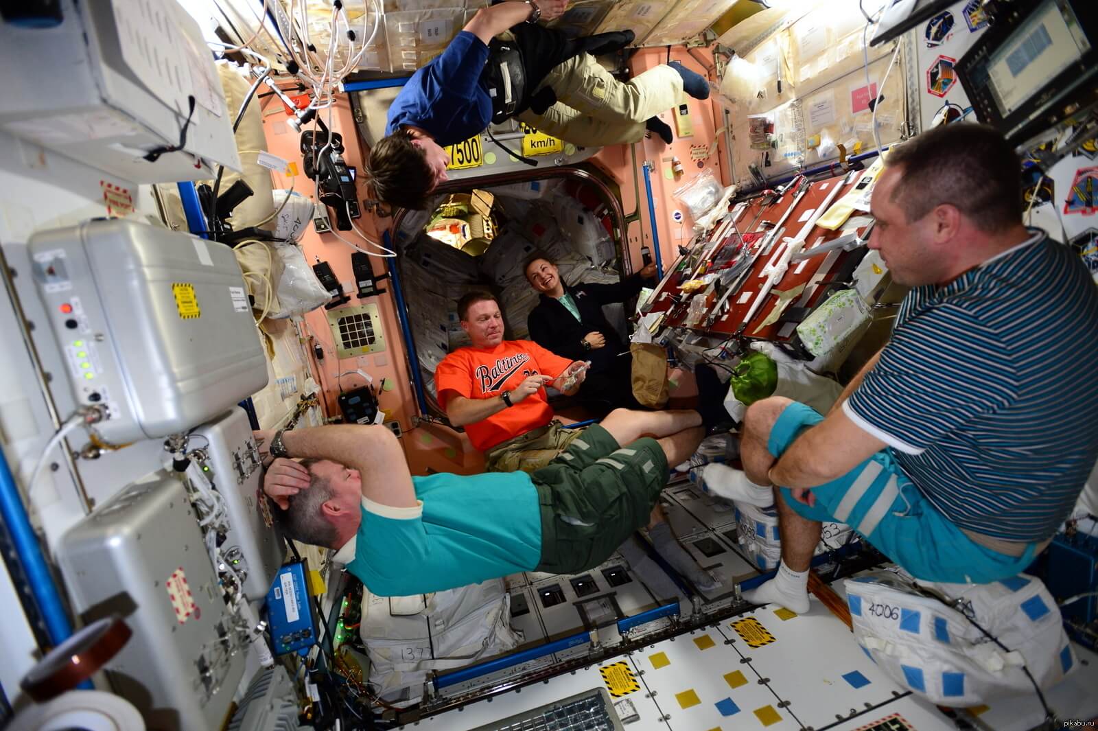 NASA провело перепись микробов обитающих на МКС. Фото.