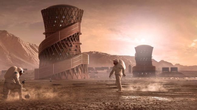 NASA выбрало финалистов конкурса на разработку марсианского жилища. Фото.