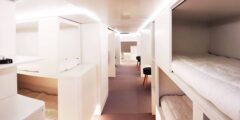 Airbus разработал систему размещения пассажиров самолетов в багажном отсеке. Фото.