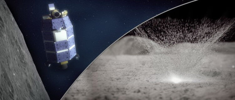 Метеоритные удары выбивают из Луны 200 тонн воды ежегодно. Фото.
