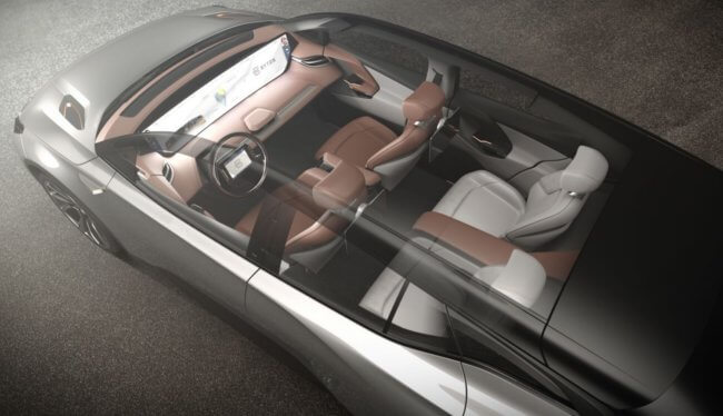 Tesla разработала электрический люк для освещения салона автомобилей. Фото.