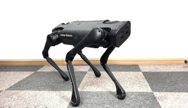 #видео | В Китае создана копия робота SpotMini от Boston Dynamics. Фото.