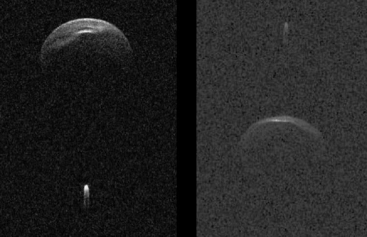 Необычный астероид пролетит мимо Земли на этой неделе: у него есть «луна». Двойной астероид передаст Земле привет. Фото.