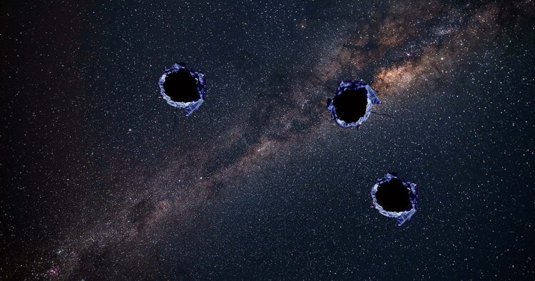 Астрономы: Что-то неизвестное словно пуля пробило дыру внутри Млечного Пути. Фото.